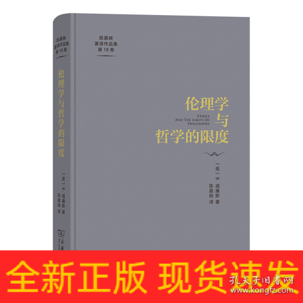 伦理学与哲学的限度(陈嘉映著译作品集第18卷)