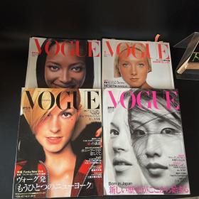 全网绝版 VOGUE 创刊号（日文版）1999年9月创刊号、10月创刊2号、11月创刊3号、2000年1月创刊5号【4本合售】