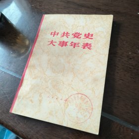 中共党史大事年表