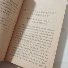 中国现代文学史 二