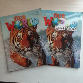 NATIONAL GEOGRAPHIC OUR WORLD PHONICS 3+STUDENT'S BOOK 3（共2册合售/附光盘）