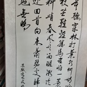 名家书法，臧福全，苏轼定风波词，内72-30CM左右