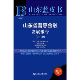 山东蓝皮书：山东省普惠金融发展报告（2019）