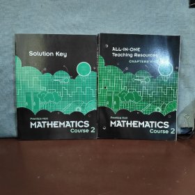 Mathematics Course 2/ALL-IN-ONE Teaching Resources Chapters 9-12；Mathematics Course 2, Solution Key【英文原版，2本合售，包邮】