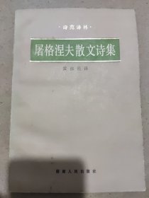 屠格涅夫散文诗集