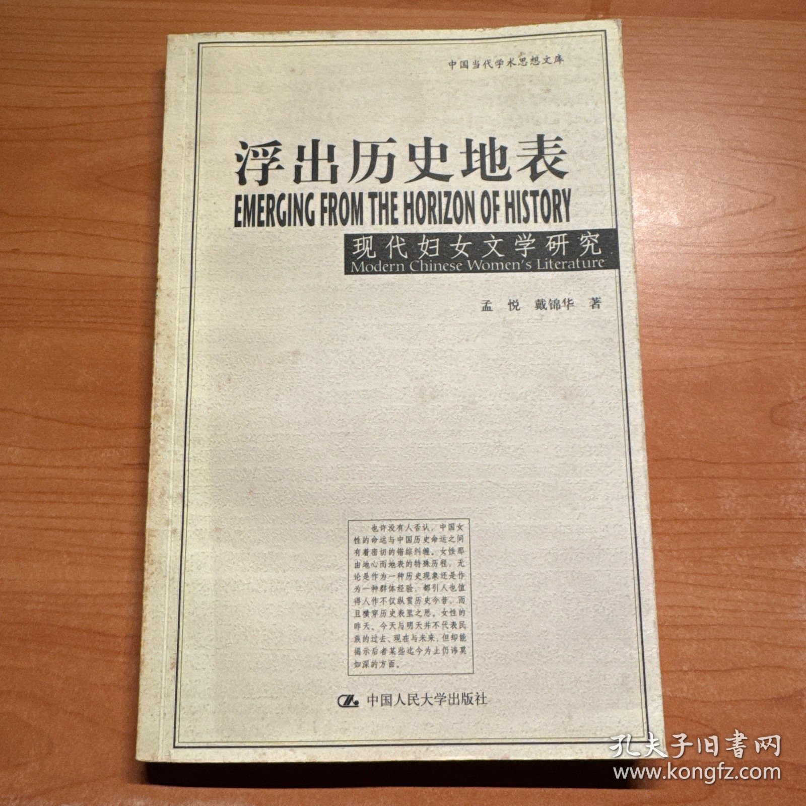 浮出历史地表：现代妇女文学研究