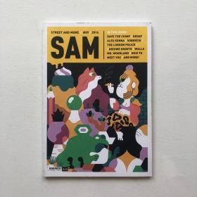 欧洲潮流独立杂志《SAM》街头涂鸦艺术家  插画