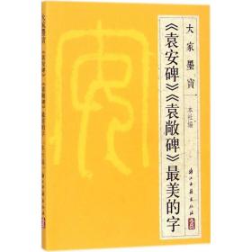 《袁安碑》《袁敝碑》美的字 毛笔书法 浙江古籍出版社 编 新华正版