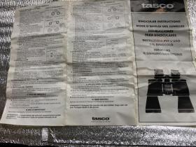tasco迷彩便携望远镜 九十年代购于美国
带完整说明书和外包装