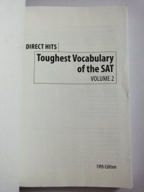 Direct Hits Core Vocabulary of the SAT 5th Edition【VOLUME 1.2两册合售】