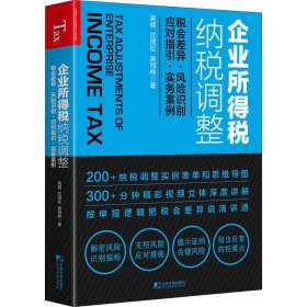 企业所得税纳税调整 税会差异 风险识别 应对指引 实务案例