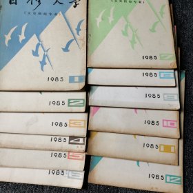 自修大学 （文史哲经专业） 1985年1-12期 1986年1-12期 全年共24本合售 （怀旧老教材）