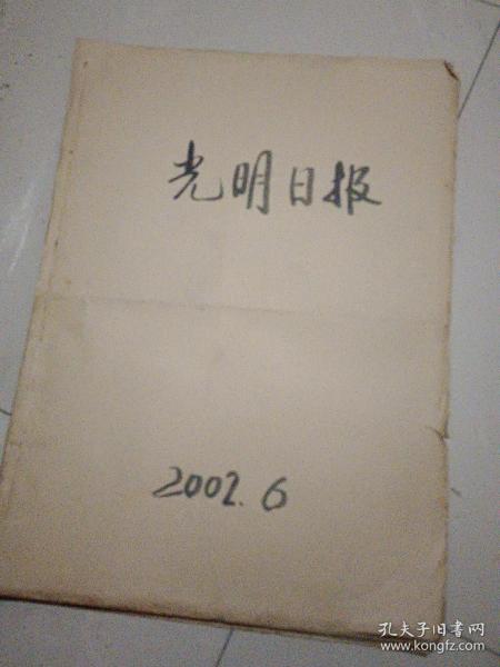 光明日报原版2002年6月合订本