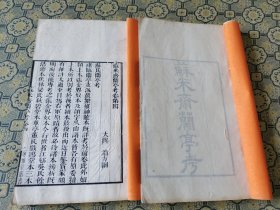 清粤雅堂白纸精刻【苏米斋兰亭考】二册全，金石书法大家翁方纲考据书圣王羲之的书法经典。为翁方纲穷三十年心力所着，全书分偏旁尺度考神龙本考摘五字考苏耆本考赵跋考潘刻考等是精研王羲之兰亭帖。