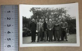 50年代黑白老照片 香港长洲旅行合照
