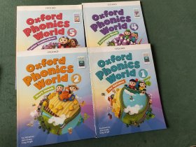 原版英文 ：Oxford Phonics World 1 2 4 5计4册+练习册workbook345计3册共7本书