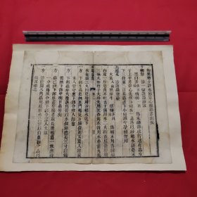 古籍散页（17）《中医古籍一个筒子页》23.2X30这是一张古籍散页筒子页，不是一本书，自然老旧，轻微破损，详见细节图，底部用几十年的氧化纸点裱，本店作品都是实物拍摄，看好直接下单即可