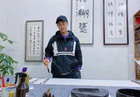 潜力派青年书家  上官万龙书法作品