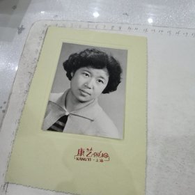 烫发毛衣美女照/底板17/12cm