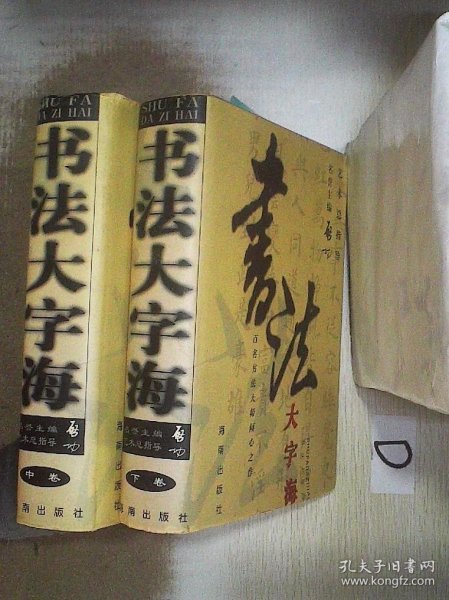 书法大字海——百名书法大师倾心之作(大16开精装) 启功 9787806453490 海南出版社