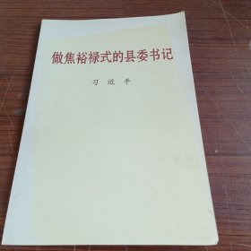 做焦裕禄式的县委书记：小字本