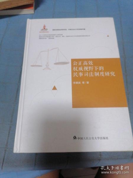 中国社会主义司法制度构建：公正高效权威视野下的民事司法制度研究