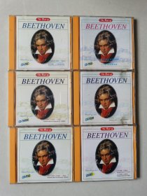 BEETHOVEN 贝多芬专辑1-6辑 CD6碟【碟片保持较好】