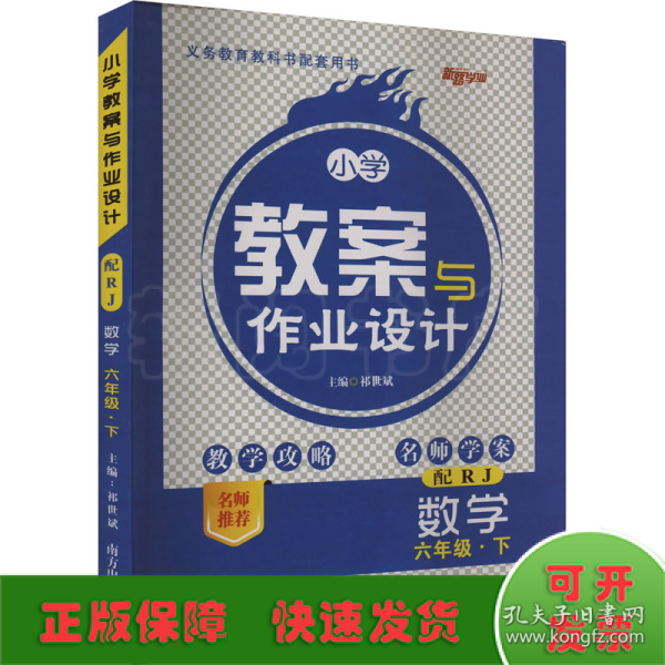 小学教案与作业设计 数学 6年级·下 配RJ