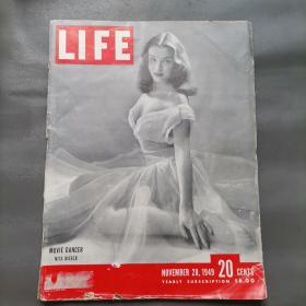 LIFE NOVEMBER 28, 1949  20 CENTS（大量精美广告宣传片看拍图）