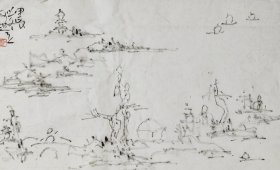 阿丰禅意山水画