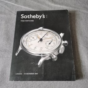 sotheby's fine WATCHES 2007