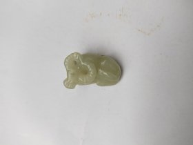 小挂件（和田玉牛）