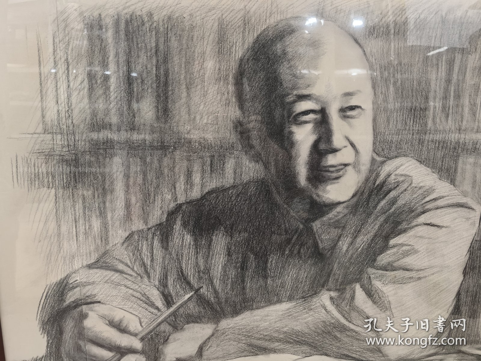 著名科学家 钱学森 画像一幅 尺寸128/78厘米