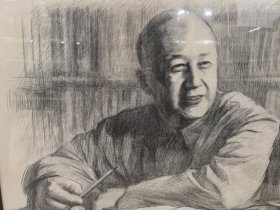 著名科学家 钱学森 画像一幅 尺寸128/78厘米