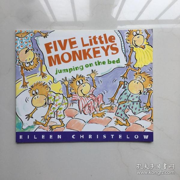 Five Little Monkeys Jumping on the Bed 英文绘本 平装