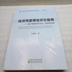 政府预算绩效评价指南——基于绩效评价方法、工具和流程