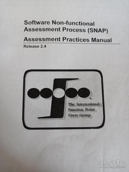 Software Non-functional Assessment Process(SNAP) Accessment Practices Menu(Release 2.4)