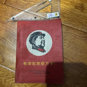 毛泽东思想万岁。