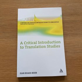 A Critical Introduction to Translation Studies