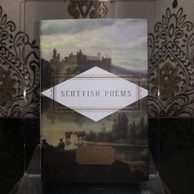 Scottish Poems everyman's library Pocket Poets 人人文库 口袋诗系列 英文原版 布面封皮琐线装订 丝带标记 内页无酸纸可以保存几百年不泛黄