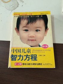 中国儿童智力方程：0-3岁婴幼儿能力训练与测试/中国儿童培养方案