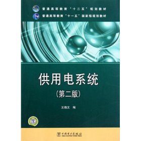 正版 供用电系统 王晓文 编 中国电力出版社