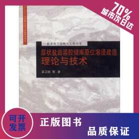 層狀鹽巖溶腔儲庫原位溶浸建造理論與技術(shù) 9787560887814