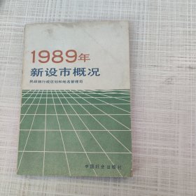 1989年新设市概况