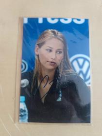 Anna Kournikova 安娜 库尔尼科娃 库娃 签名照