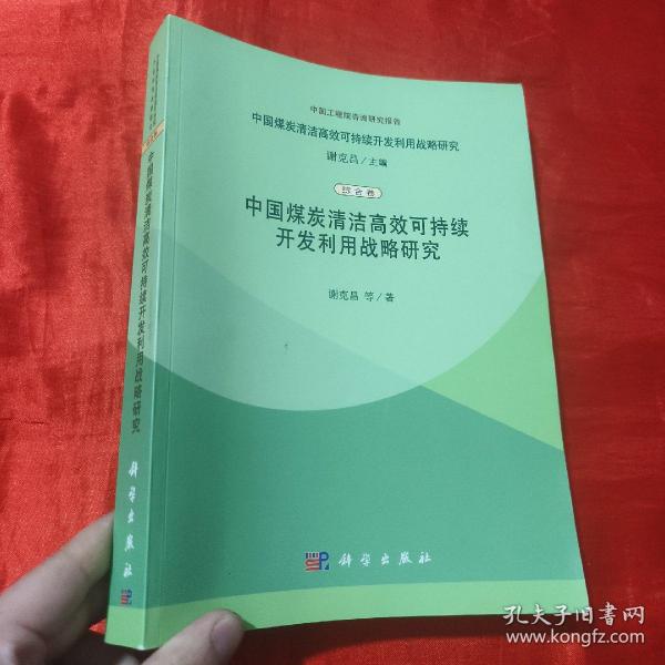 中国煤炭清洁高效可持续开发利用战略研究（综合卷）：中国煤炭清洁高效可持续开发利用战略研究