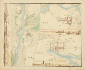 0572-3古地图1882 奉天府盛京城内外图册 铁岭县 兴京 开原县等图。纸本大小48.6*58.72厘米。宣纸艺术微喷复制。100元包邮