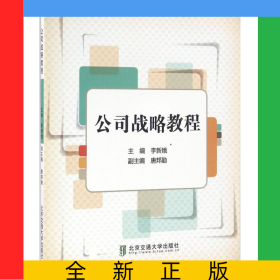 公司戰(zhàn)略教程
