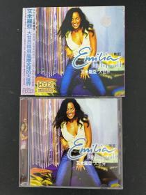 光盘CD : 艾米丽亚 大世界  （1碟裝）24K金彩蝶   附外盒套 以实拍图购买