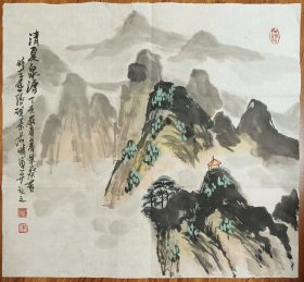 朱奎山水画